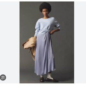 The Gemini Twofer Sweater + Dress Set, Periwinkle Blue - Size L